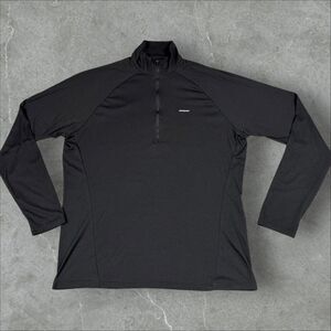 Patagonia Capilene 2 Lightweight 1/4 Zip Base Layer Long Sleeve Black - XL